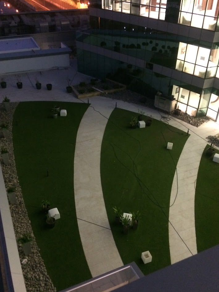 Hospital courtyard
